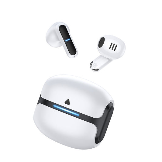 TWS Wireless Earbuds with Bluetooth 5.3 - 13mm Drivers, 21H Playtime, LED Charging Case(white)