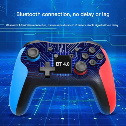 Wireless Bluetooth 4.0 Pro Gaming Controller - Multi-Platform Compatibility, 6-Axis Gyro, Turbo Function(Green and white)