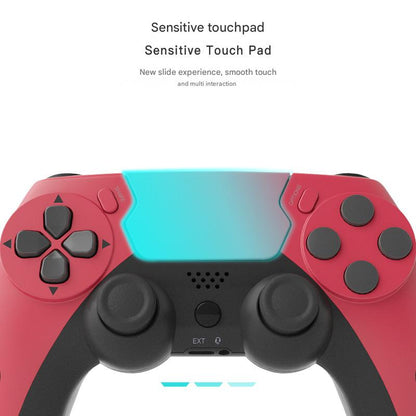 Wireless Gaming Controller - Bluetooth 4.0, Double Motor Vibration, Sensitive Touchpad & 8H Playtime(red)