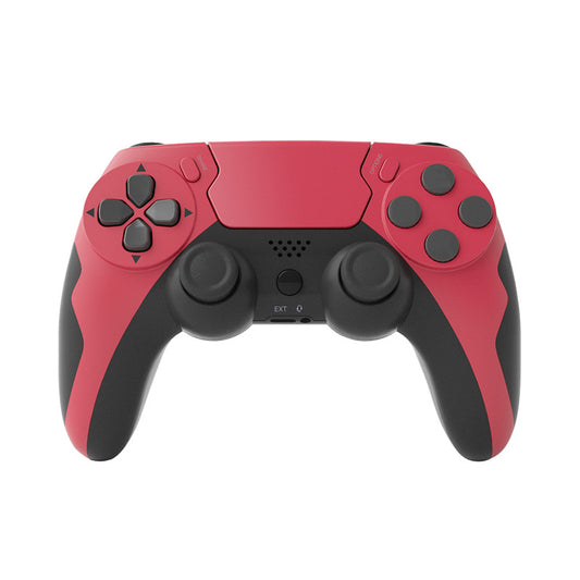 Wireless Gaming Controller - Bluetooth 4.0, Double Motor Vibration, Sensitive Touchpad & 8H Playtime(Wine red)