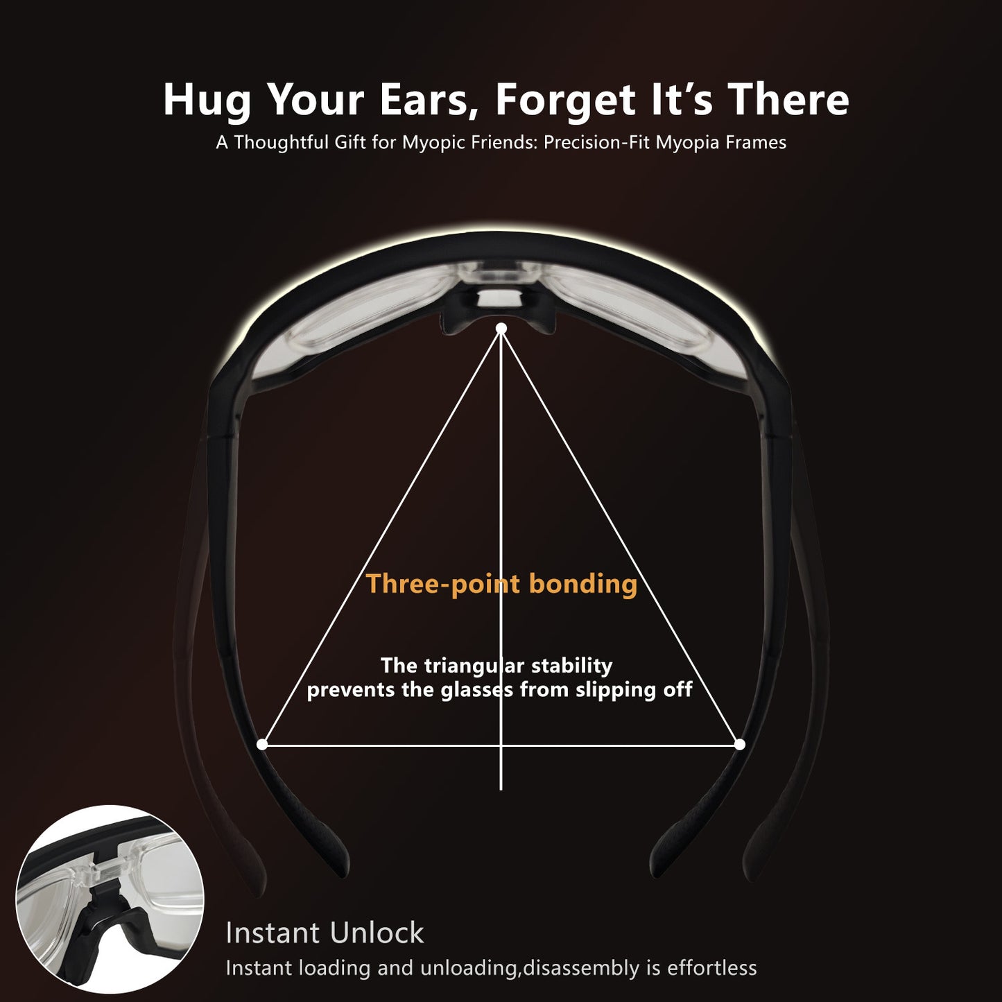 Grey frame and photochromic Grey lenses Photochromic Cycling Sunglasses - Lightweight TR90 Frame, HD Vision for Road Biking & Running