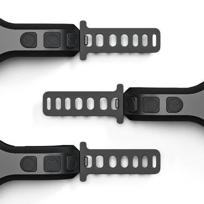 Black Style E Ultra-Loud Electric Bike Horn - 130dB USB Rechargeable, IPX6 Waterproof, Easy Mount Bicycle Safety Bell