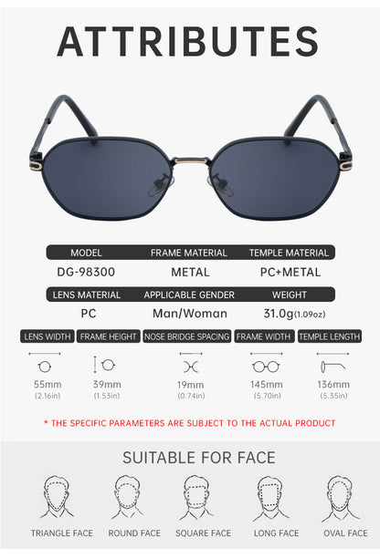 Pink Brown Gradient Lenses Chic Oval Sunglasses for Women - UV400 Protection Lightweight Metal Frame, Comfortable Design