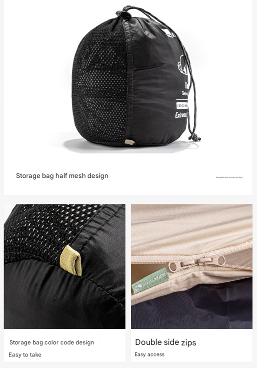 Khaki Ultra-Stretch Sleeping Bag Liner - Portable & Lightweight Envelope Sleep Sack for Camping & Travel