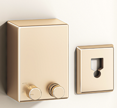 Gold Retractable Stainless Steel Clothesline - 4.2m Indoor and Outdoor Drying Solution