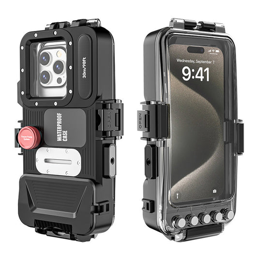 Universal 30m Bluetooth Diving Case for Apple & Samsung - Deep-Water Waterproof Phone Protector