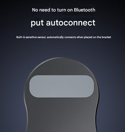 Black Magic Induction Speaker & Adjustable Phone Stand with RGB Lights