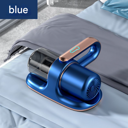 Blue Powerful Cordless UV-C Dust Mite Vacuum - 13000Pa Handheld Cleaner with HEPA Filtration