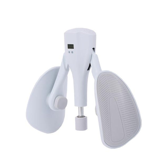 Grey Smart Kegel & Thigh Trainer with Digital Counter | Adjustable Resistance Pelvic Floor Strengthener for Home Workouts