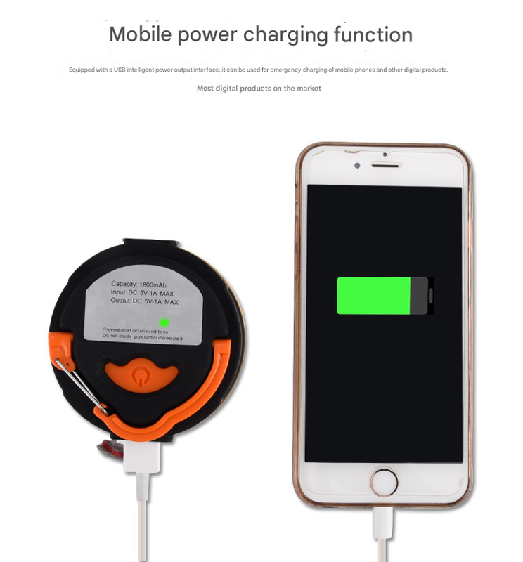 Compact Rechargeable LED Camping Lantern | 300 Lumen, 3 Modes, Magnetic Base & Power Bank Function