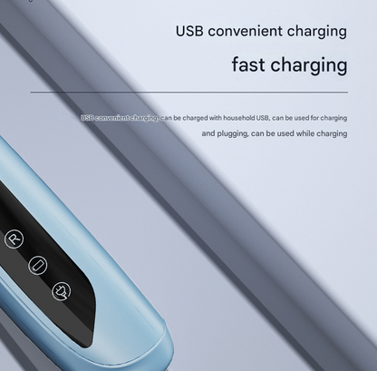 White Precision Pet Paw Trimmer - Waterproof & Rechargeable Grooming Clipper for Dog & Cat Paws, Eyes, and Ears