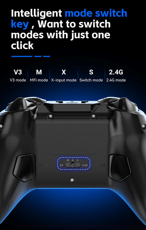 G6 Pro Wireless Gaming Controller - Hall Joysticks & Triggers, Multi-Platform, Six-Axis Gyro, Turbo & Macro(black)