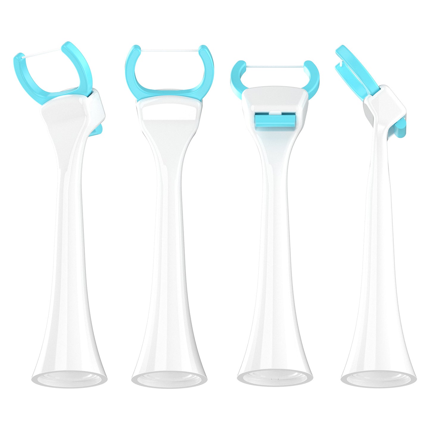 2-in-1 Sonic Electric Toothbrush & Power Flosser Kit - 3 Modes, 31000VPM, IPX7 Waterproof, with Travel Case(black+50pcs dental floss replacement heads)