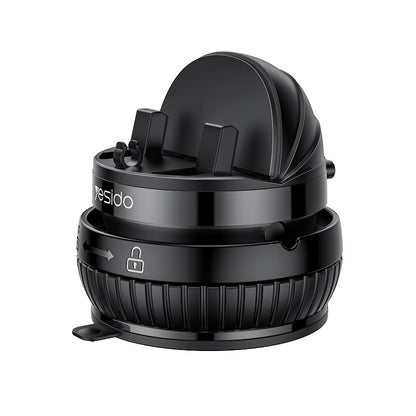 Universal Car Dashboard Phone Holder with Rotary Suction Cup & 360° Rotation(black)