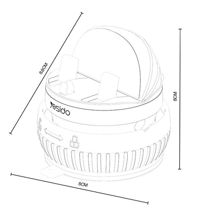 Universal Car Dashboard Phone Holder with Rotary Suction Cup & 360° Rotation(black)