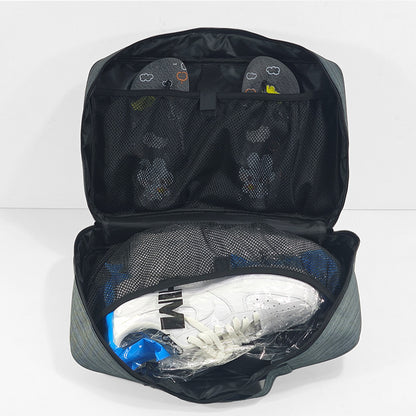 Heather Grey Versatile Travel Organizer Bag with Luggage Sleeve - Portable Carry-On for Laptop, Shoes & Accessories