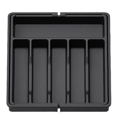 Black Adjustable Cutlery Tray (33-57cm)