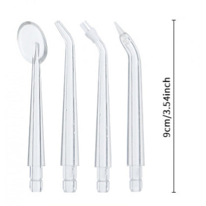 Black Cordless Water Flosser, USB Rechargeable with 4 Tips
