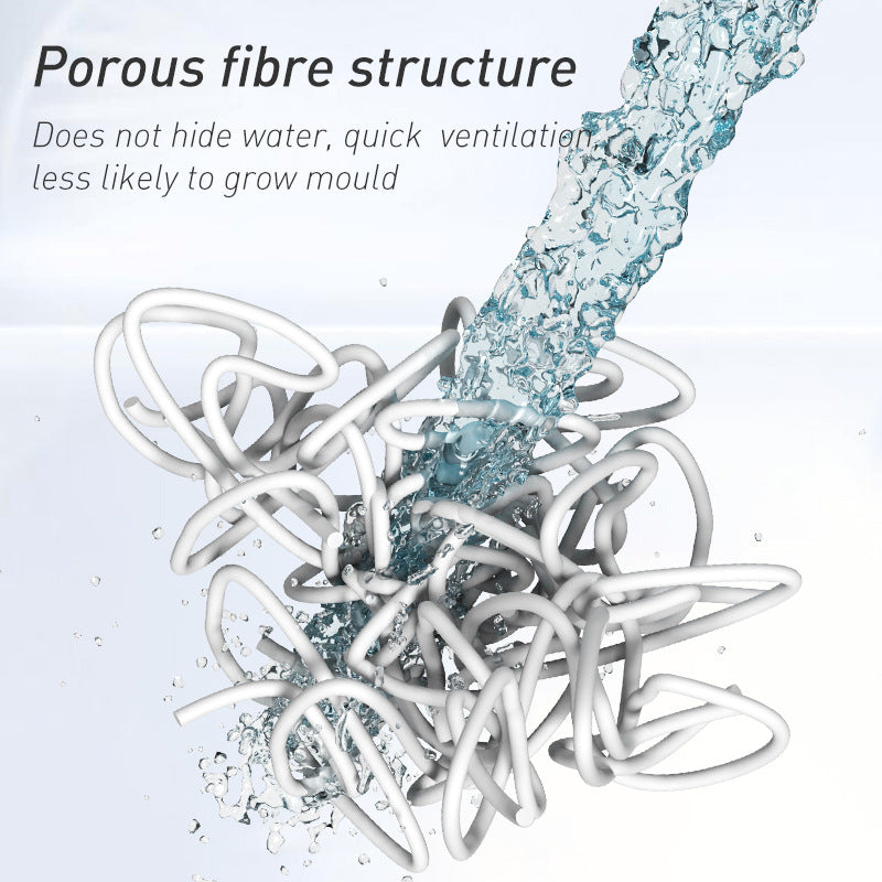 Brown Cat Head Design Loofah Texture Shower Mat (50x80cm) - Non-Slip PVC Bathroom Floor Mat with Drainage, Quick-Dry, Anti-Mould