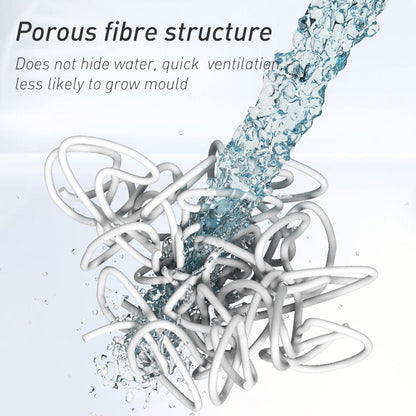 Black Cat Head Design Loofah Texture Shower Mat (50x80cm) - Non-Slip PVC Bathroom Floor Mat with Drainage, Quick-Dry, Anti-Mould