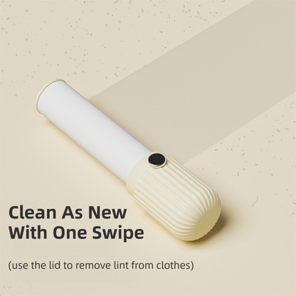White Portable Mini Lint Roller Set for Pet Hair Cleaning - 6 Refills (180 Sheets Total), Sticky Dust Remover Brush for Clothes & Travel
