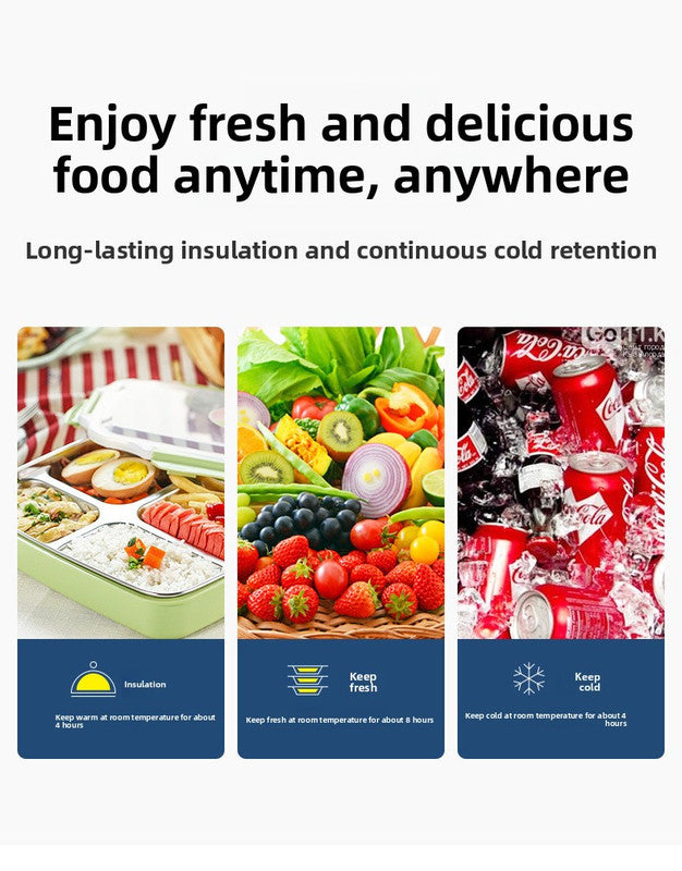 Insulated Lunch Bag Thermal Cooler Tote with Adjustable Shoulder Strap Waterproof Lining for Work School & Picnics Navy Blue Small