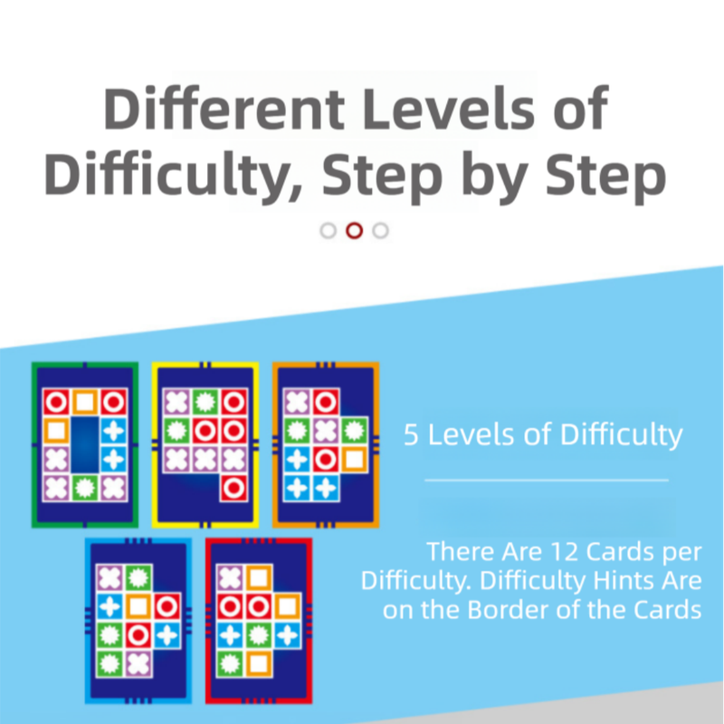 Basic Edition Kids Logic Thinking Matching Game - Interactive Educational Puzzle Toy Tabletop Board Game