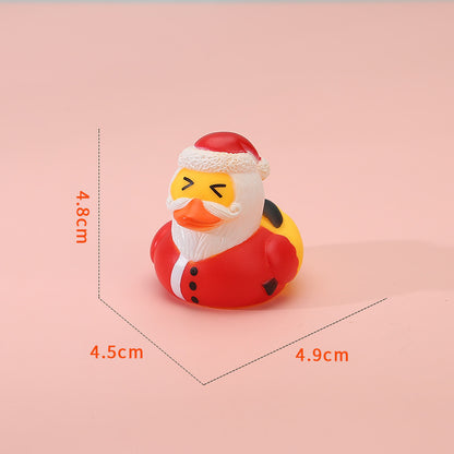 Christmas Rubber Duck Advent Calendar - 24 Days Countdown with Giraffe Themed Mini Duck Toys (Blind Box)