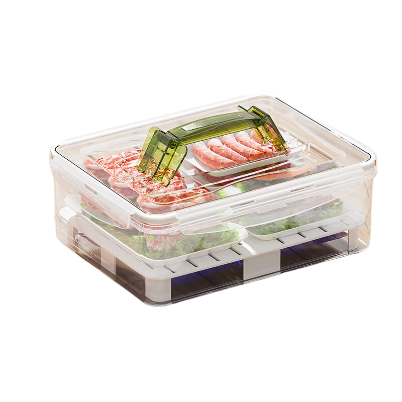 Portable outdoor ice tray storage box 5.17L