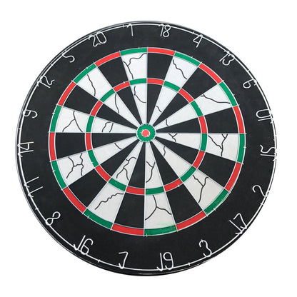 Durable Part  Printing 18" Two Side Dart Board+6 Darts Steel Wire Inlay