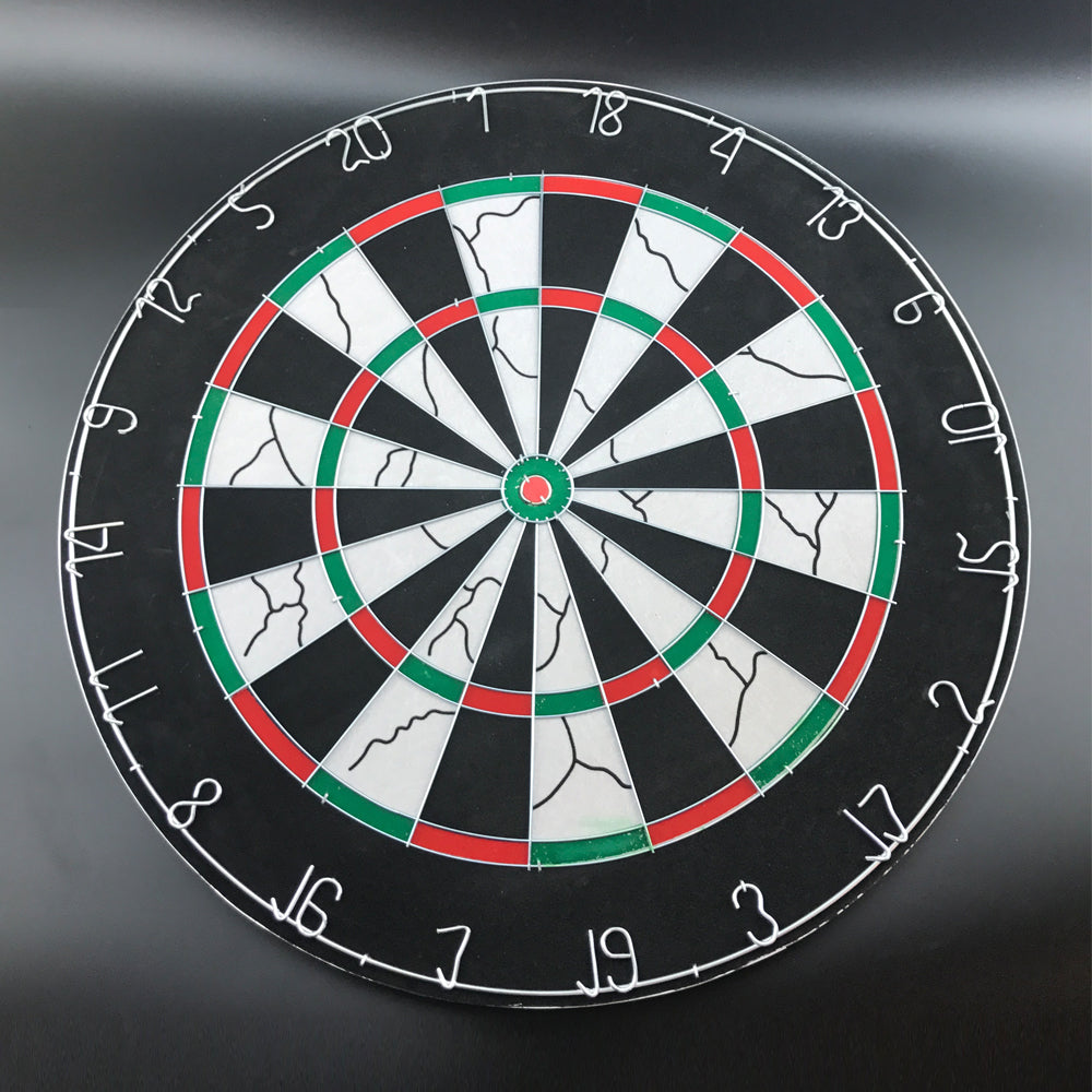 Durable Part  Printing 18" Two Side Dart Board+6 Darts Steel Wire Inlay