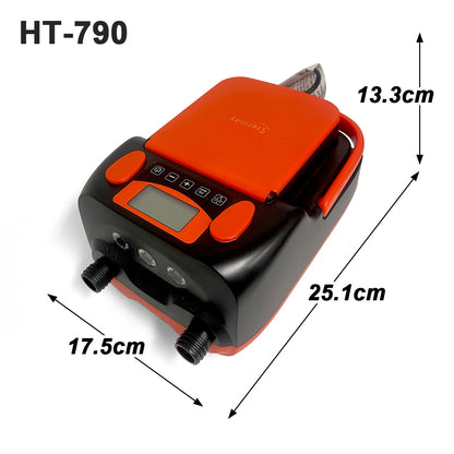 Electric & Battery Powered  HT-790 High Pressure SUP Electric Air Pump 12V DC Paddle Board 16/20PSI Auto-Off