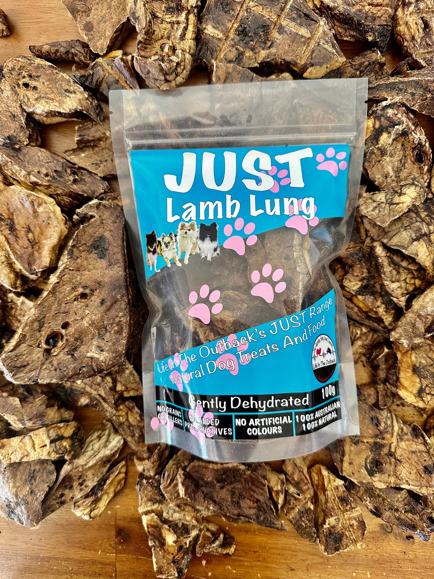 1x Just Lamb Lung - 100g