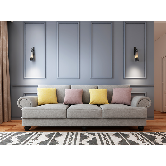 The Cloud Nine 3-Seater Sofa Grey