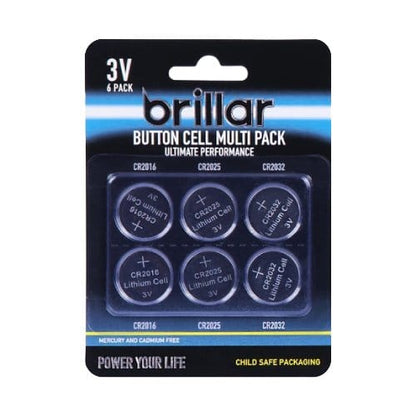 Brillar Lithium Button Cell Batteries 18pk