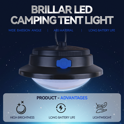 Brillar 150 Lumen LED Camping Tent Light