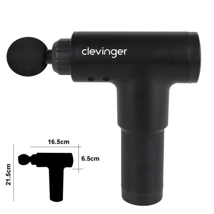 Clevinger Impact Therapy Massage Gun includes 4 Heads