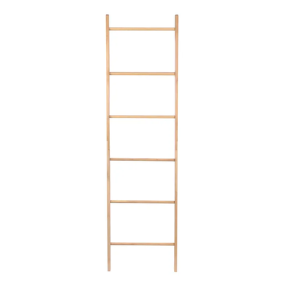 180cm 6 Steps Bamboo Towel Ladder