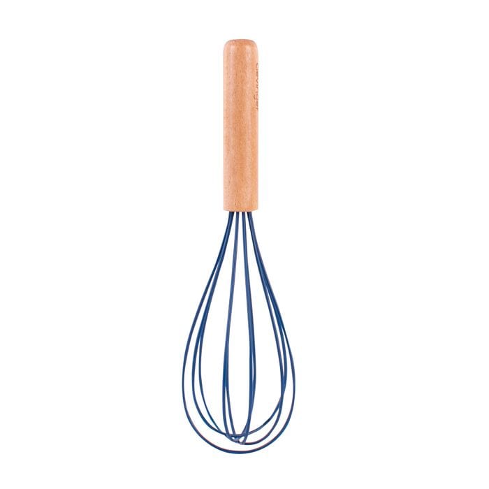 2pcs Beechwood & silicone whisk navy