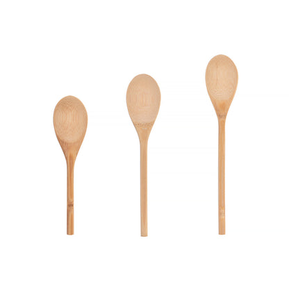 3pc Bamboo Cooking Spoon Set