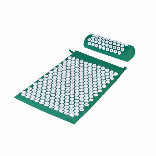 Acupressure Mat and Pillow Set with Bag