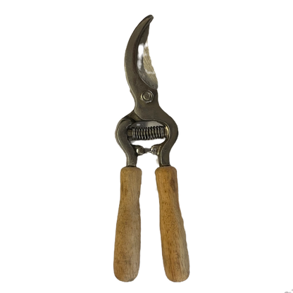 Curved Pruning Shears | Wooden Handle