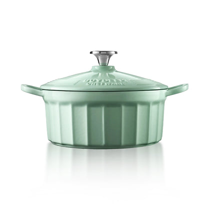 BUYDEEM CP521 Enameled Cast-Iron Dutch Oven