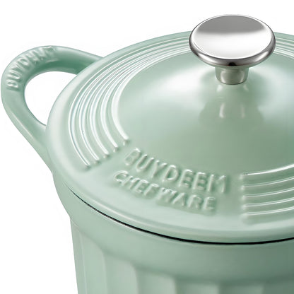 BUYDEEM 1.8L Enameled Cast Iron Dutch Oven CP541