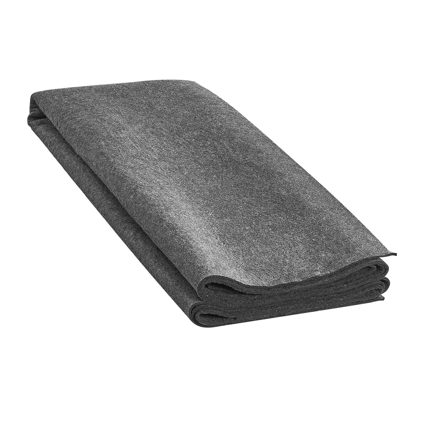 VEVOR Rug Pad Without Slip Resistance, Protective Cushioning Carpet Pad, 8' x 10', 1/2"Thick, 100% Pure Polyester Felt, 7-8㎡ Premium Comfort Underfoot Carpet Padding Rug Cushion for All Floors, Gray