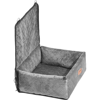 VEVOR Dog Booster Car Seat Pet Car Seat for Small Medium Dog up to 18.1 kg Gray