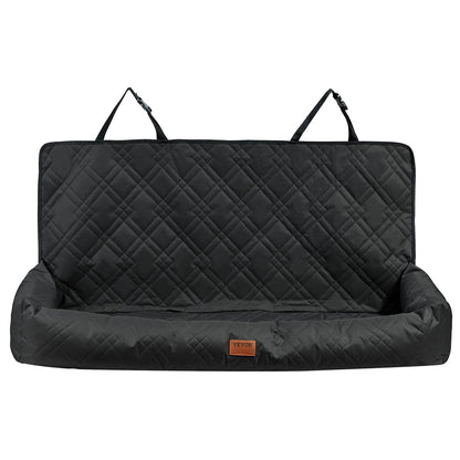 VEVOR Dog Car Seat, Waterproof Dog Booster Seat for Car, Pet Car Seat with Clip-On Safety Leash, PP Cotton Filling, Dog Car Bed for Medium & Large Dog up to 45.4 kg, Black