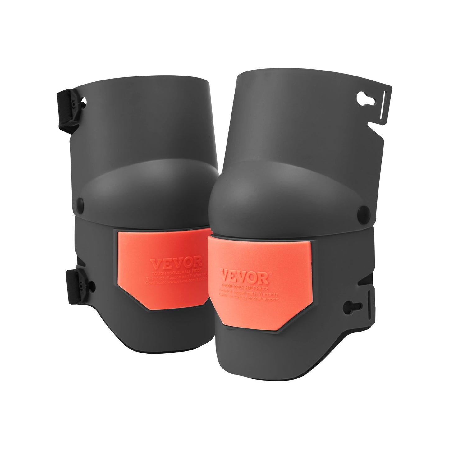 VEVOR Knee Pads for Work, Extra Thick Construction Knee Pads with Foam Cushion - Pro Protection & Comfort, Work Knee Pads|Gardening Knee Pads|Flooring Knee Pads| for Men & Women, Black and Orange
