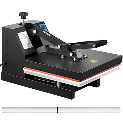 VEVOR Heat Press 15X15 Inch Heat Press Machine Industrial Quality Power T Shirt Heat Press Sublimation Machine Clamshell Heat Press Machine for T Shirts