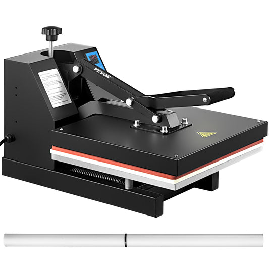 VEVOR Heat Press 15X15 Inch Heat Press Machine Industrial Quality Power T Shirt Heat Press Sublimation Machine Clamshell Heat Press Machine for T Shirts